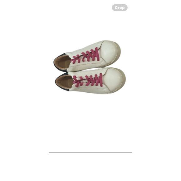 Journee‎ Collection Womens Erica  Sneakers Faux Leather White, Size 8 WD - Picture 2 of 7